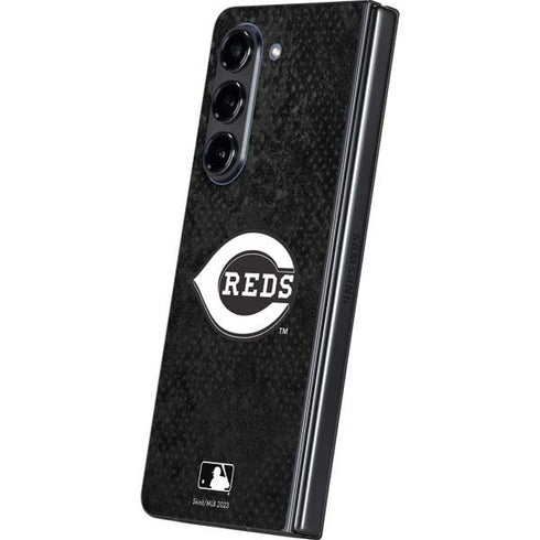 MLB Cincinnati Reds Dark Wash Galaxy Z Fold5 5G Skin